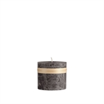 Lys Charcoal højde 7,5 cm Timber Candle fra Lübech Living - Tinashjem